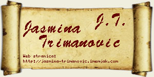 Jasmina Trimanović vizit kartica
